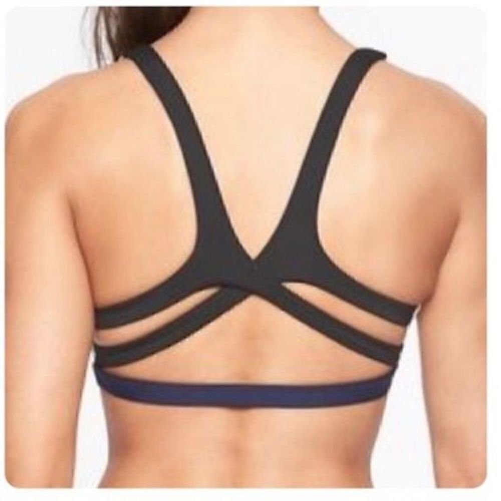 Athleta Mod Block Plunge Bikini Top XS - Picture 2 of 6
